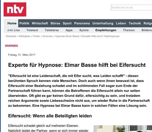 Hypnosetherapie bei Eifersucht 1